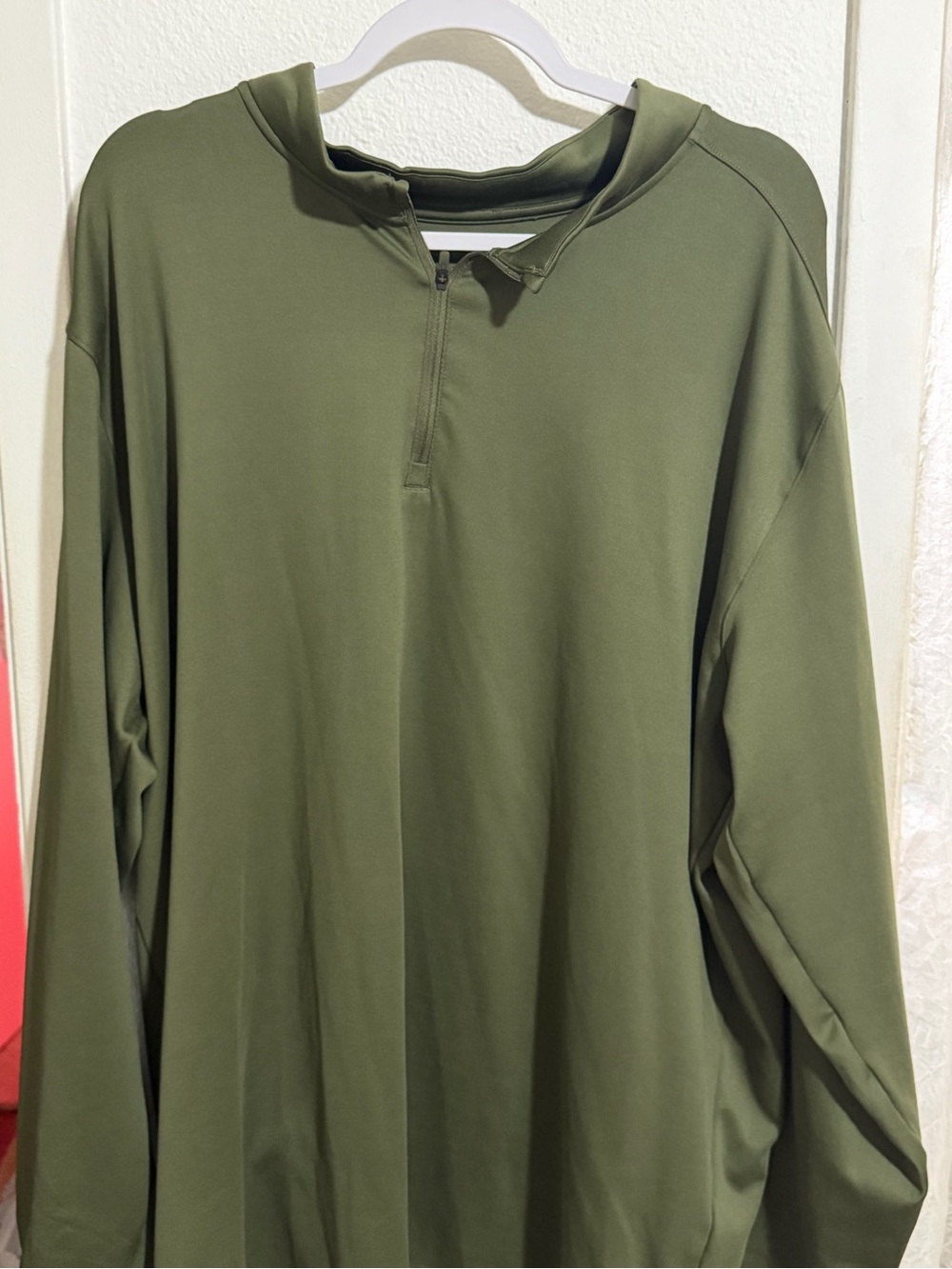 Under Armour Olive Green Lightweight Quarter-Zip Hoodie